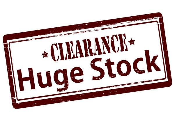 Huge stock clearance - Vector, Image
