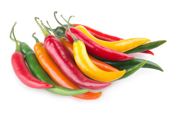 barevné chilli papričky - Fotografie, Obrázek