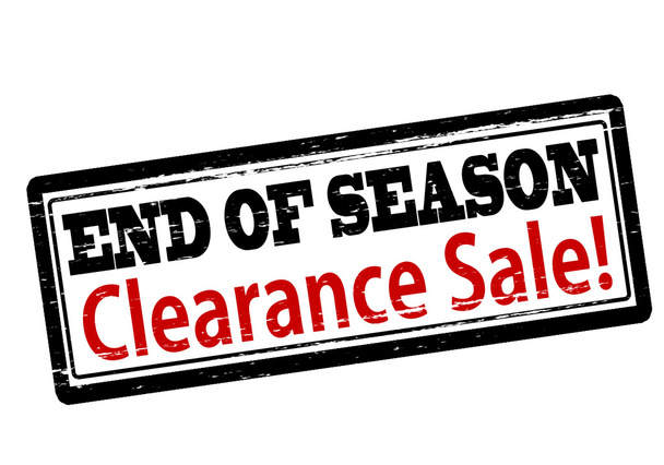 End of season clearance sale - Vector, Image