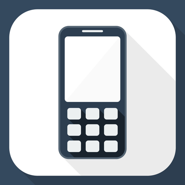 Mobile phone icon - Vector, Image