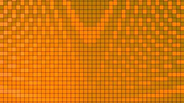 Pixel animációs minta torzulásokkal. Indítvány. Elektronikus kép négyzetek vagy pixelek torzulások. Mozgó számítógépes négyzetek vagy pixelek mintázata.  - Felvétel, videó