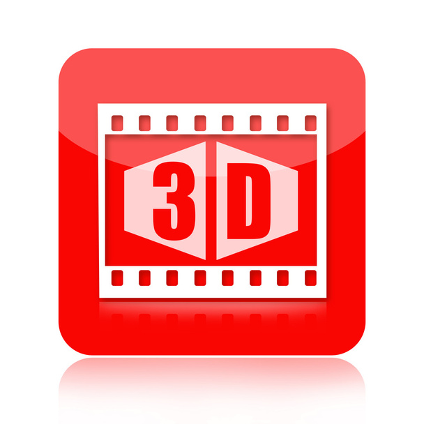 3d video icon - Foto, imagen