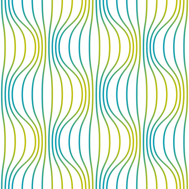 Seamless pattern with wavy line - Vector, Image