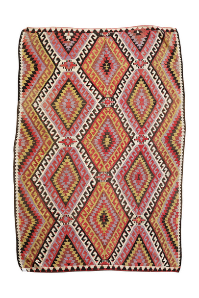 lana tessuto vecchio antico tappeto turco - Foto, immagini