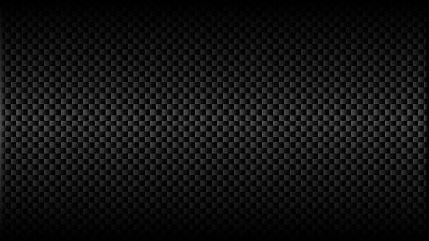 A vector illustration of a black background with a pattern of particles - Vektor, Bild