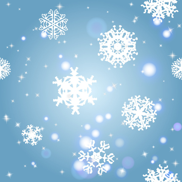 Snowflakes texture - Vector, Imagen