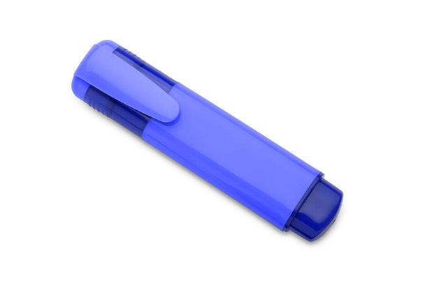 Blue Marker Isolated on a White Background. - Foto, immagini