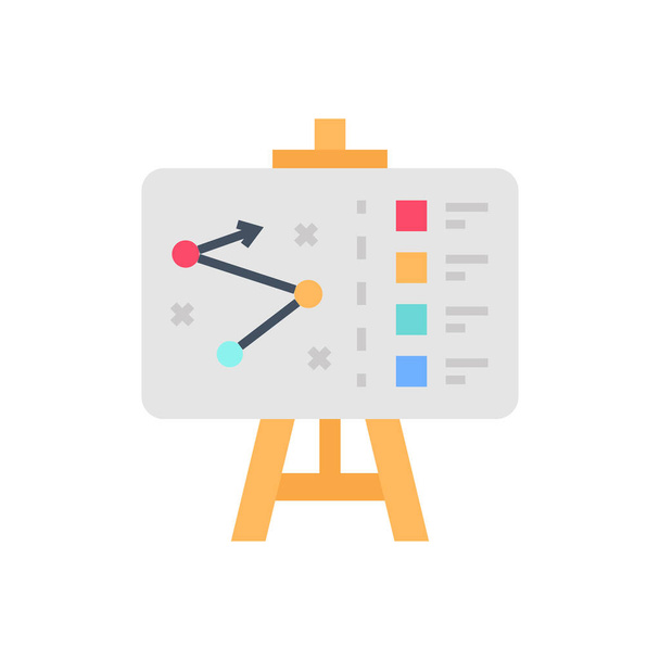 Presenting Strategy Planning icon in vector. Logotype - Vektor, Bild