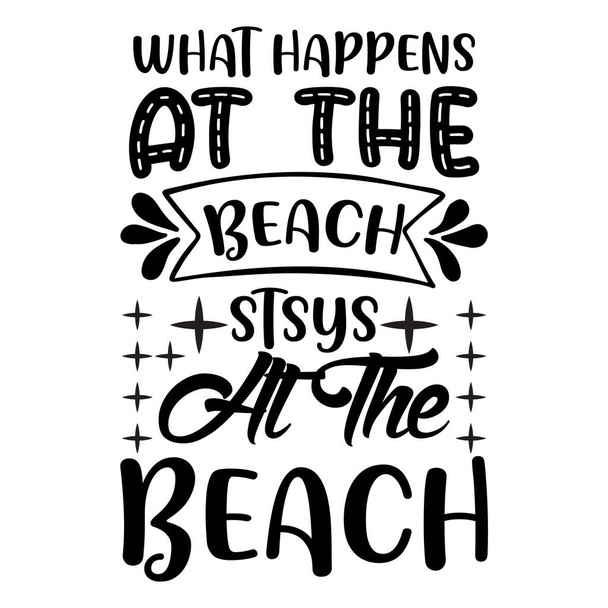  Summer typography quotes design - Vector, Image