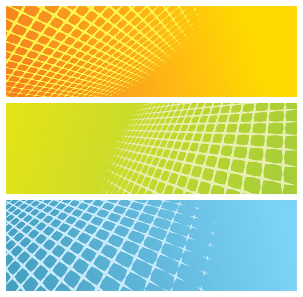 Abstract grid banners - Vetor, Imagem