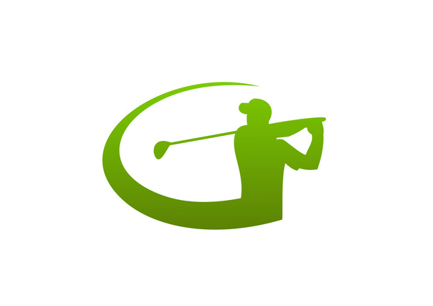 Logo golfowe - Wektor, obraz
