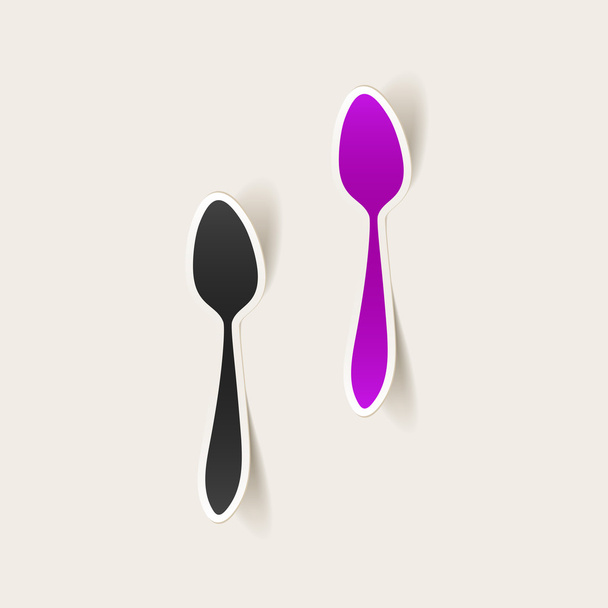 Spoon icon - Vector, Image