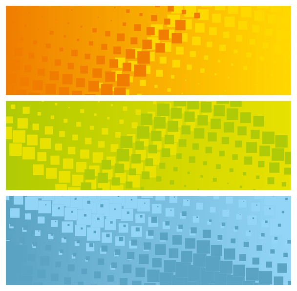 Banderas coloridas abstractas
 - Vector, Imagen