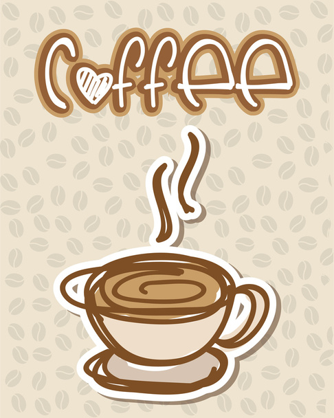 Design de café
  - Vetor, Imagem