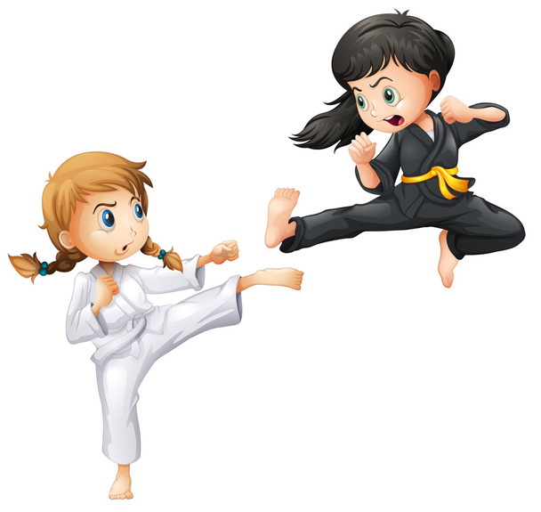 Karate - Vektor, Bild