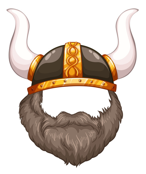 Viking helmet - Vector, Image