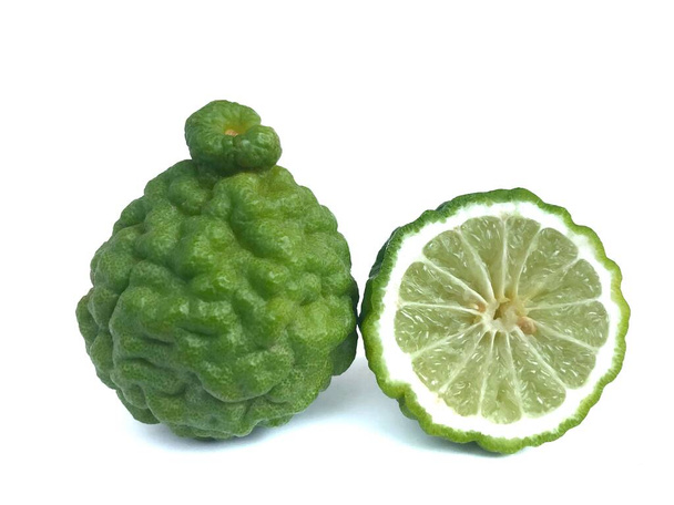 Bergamot fruit on a white background - Photo, Image