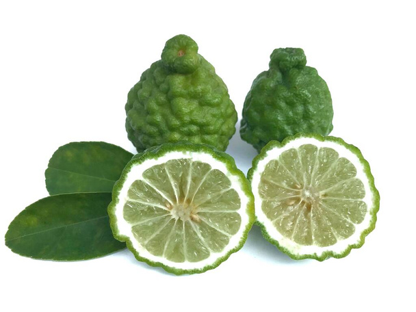 Bergamot fruit on a white background - Photo, Image