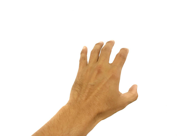 hand sign on white background - Photo, Image