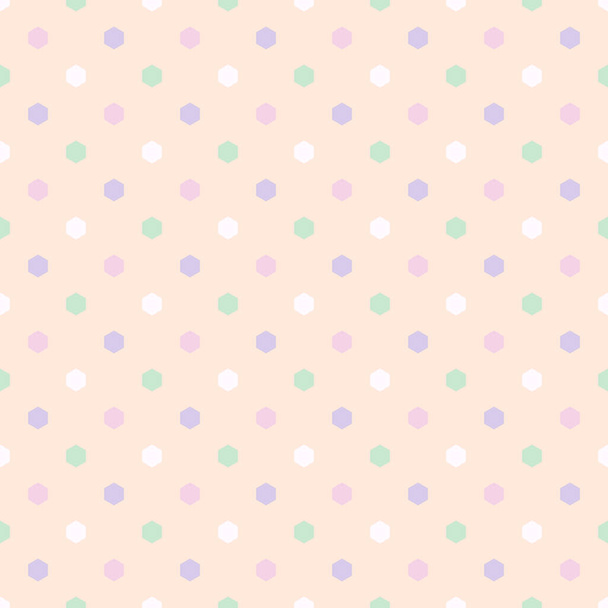 Hexagon seamless pattern. Abstract geometric background. - Vektor, Bild