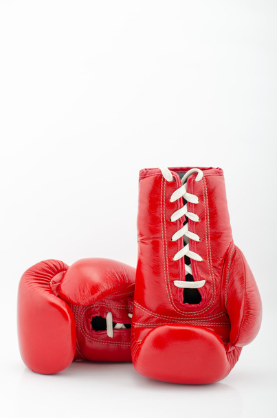 luvas de boxe vermelho
 - Foto, Imagem