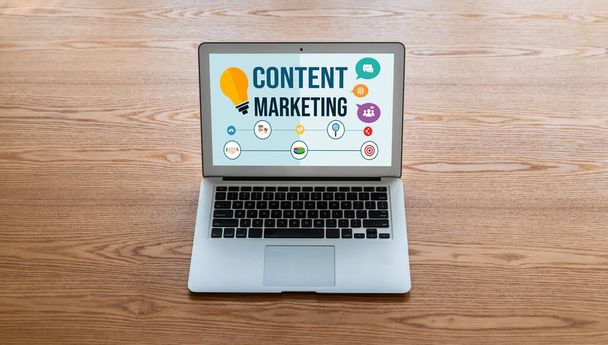Content marketing for modish online business and e-commerce marketing strategy - Фото, зображення