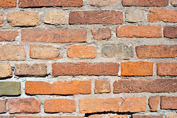 Old red brick wall - Фото, зображення