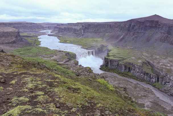 View at Dettifoss waterfall on Iceland - Photo, Image