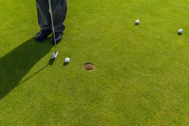 Golf Club, golf balls, golf course. South Africa, November 2014. - Zdjęcie, obraz