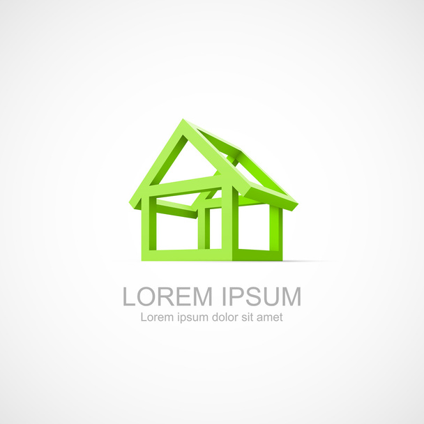 Abstract construction of house - Vector, Image