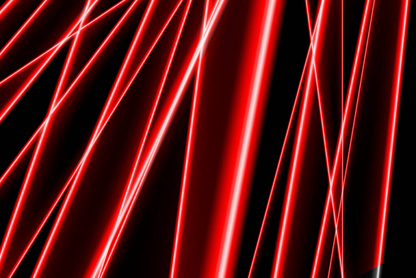 neon glowing lines, abstract background. beautiful bright illustration - Foto, Bild