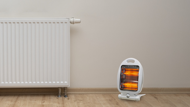radiator and heater, front view - Foto, Imagen