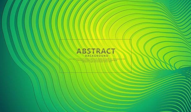 Abstract flow lines background with elegant and futuristic gradation color for element design and other users. Vector Illustration - Vetor, Imagem