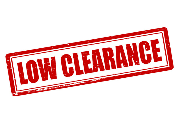 Low clearance - Vector, Image