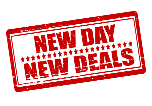 Nieuwe dag nieuwe deals - Vector, afbeelding