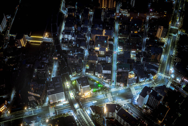 Tokyo cityscape (photographed from Tokyo Sky Tree). Shooting Location: Sumida -ku, Tokyo - Фото, изображение