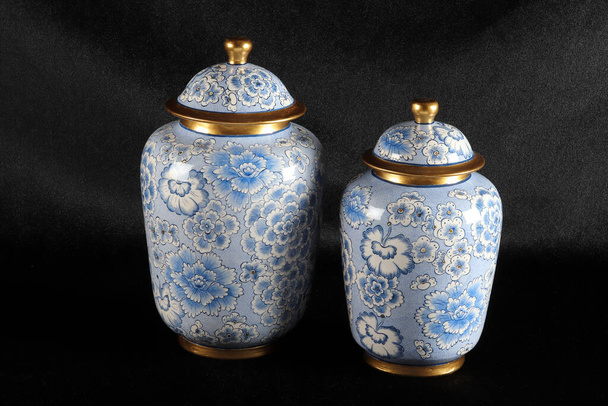 decorative antique handmade ceramic vase - Фото, изображение