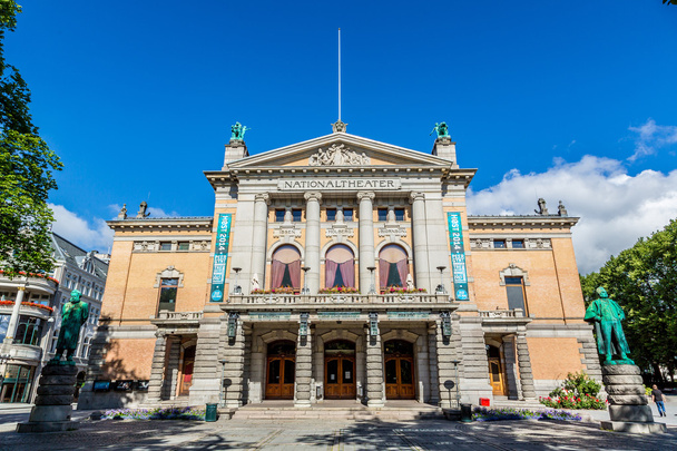 The National Theatre in Oslo - Foto, afbeelding