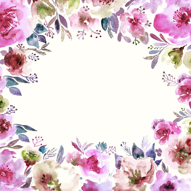 Floral background. - Vector, afbeelding
