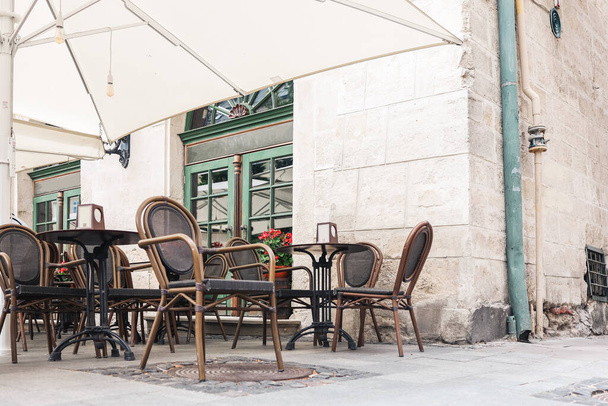 Cozy cafe in the city of Lviv - Foto, Imagem