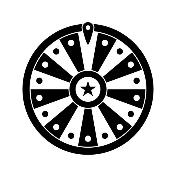 Fortune Wheel isolated on white background - Vector, afbeelding