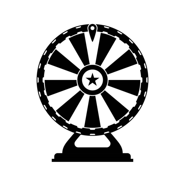 Fortune Wheel isolated on white background - Vetor, Imagem