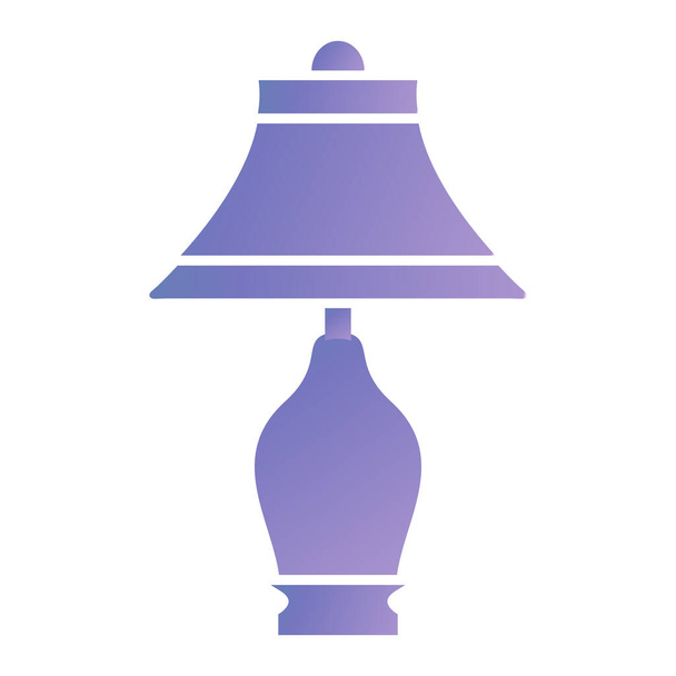 Lampe. Web-Symbol einfache Illustration - Vektor, Bild