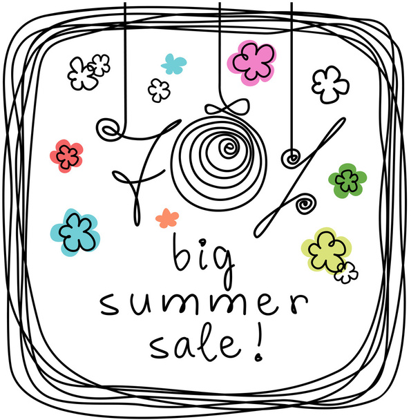 Big Summer Sale - Vektor, Bild