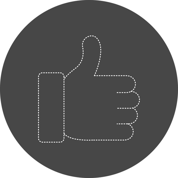 thumb up, Like  icon, vector illustration  - ベクター画像