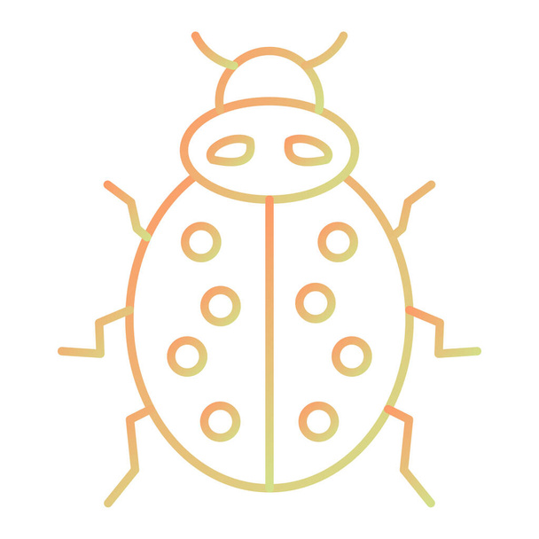 schattig bug icoon, vector illustratie - Vector, afbeelding