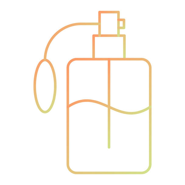 perfume bottle icon. outline illustration of lotion vector icons for web - Vector, Imagen