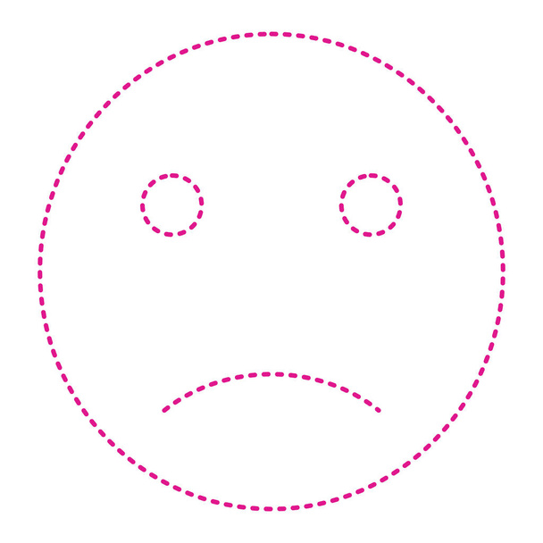 face mask icon isolated on white background - Vector, Image