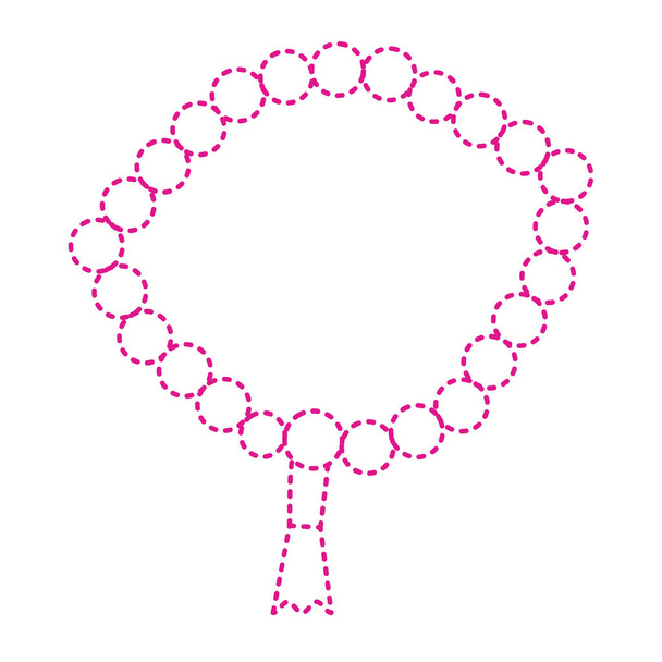 ilustración vectorial de un rosario - Vector, Imagen