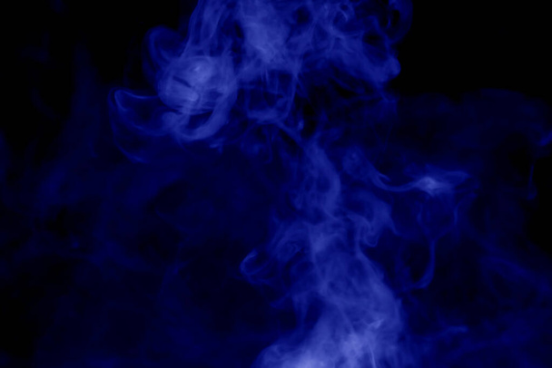 blue smoke blur abstract background - Foto, Bild